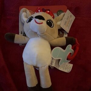 Plush Reindeer pacifier holder